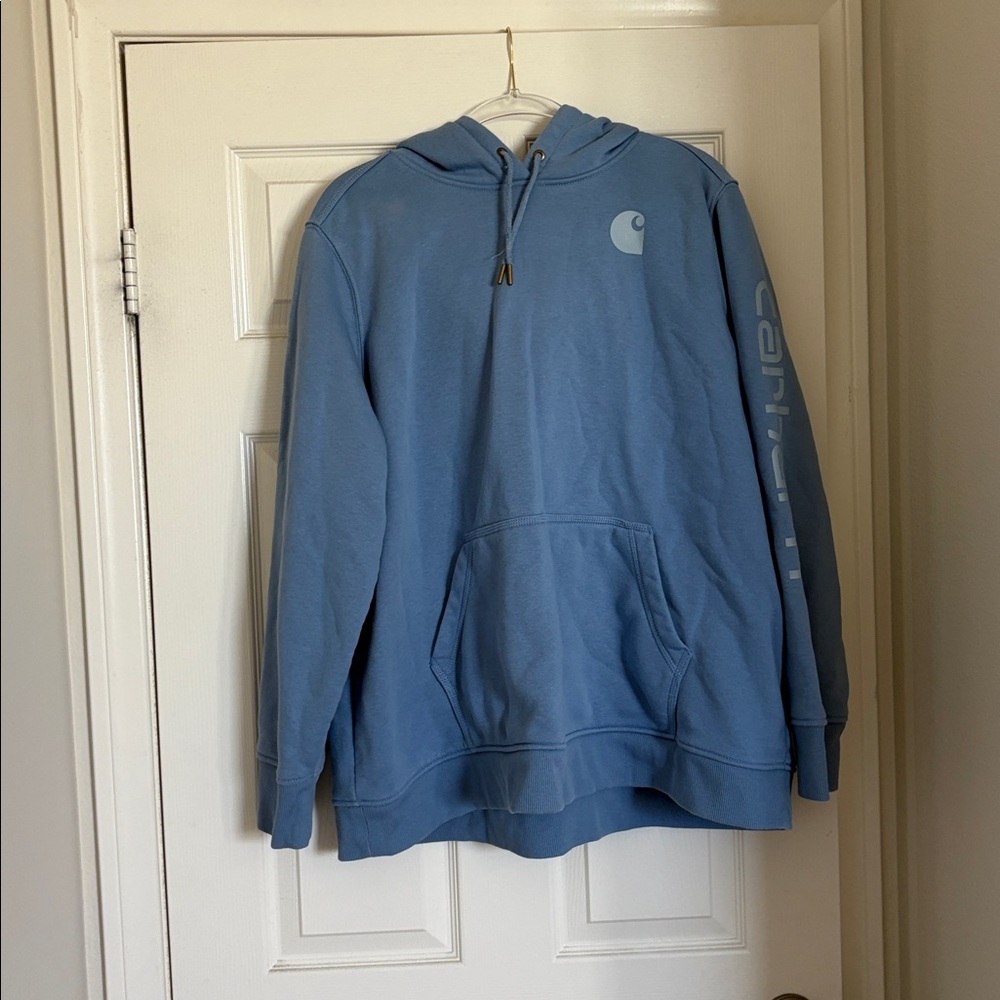 Carhartt Steel Blue Pullover Hoodie